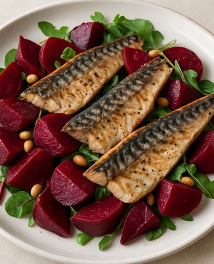 Mackerel & Beetroot Salad