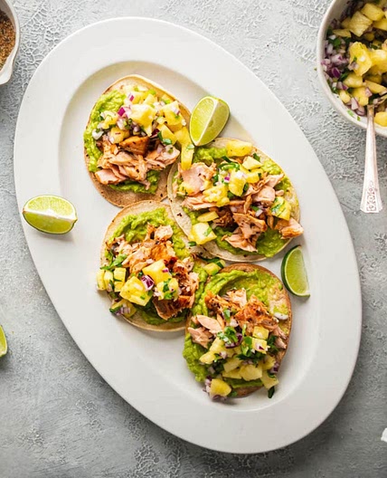 Salmon Tostadas