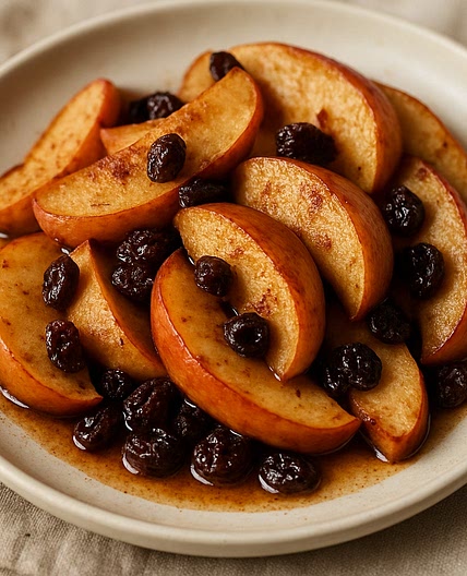 Baked Cinnamon Apples with Raisins