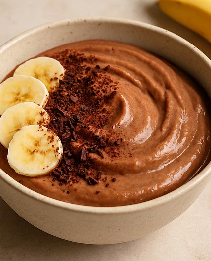 Banana “Nice Cream” with Cocoa