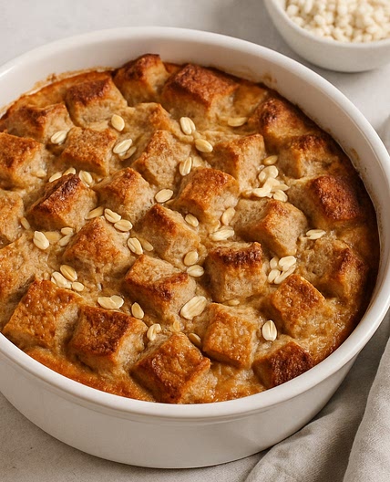 Oat Bread Pudding (Rice-Free, Wheat-Free)