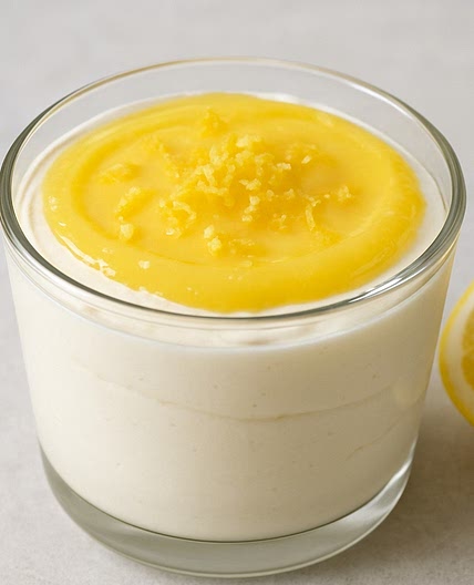 Greek Yogurt Lemon Cheesecake Pot (No Wheat Base)