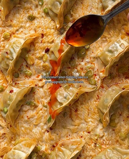 COCONUT RAMEN DUMPLING BAKE