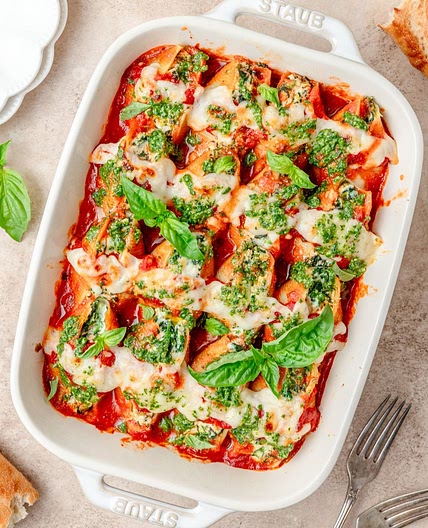 Spinach Ricotta Stuffed Shells