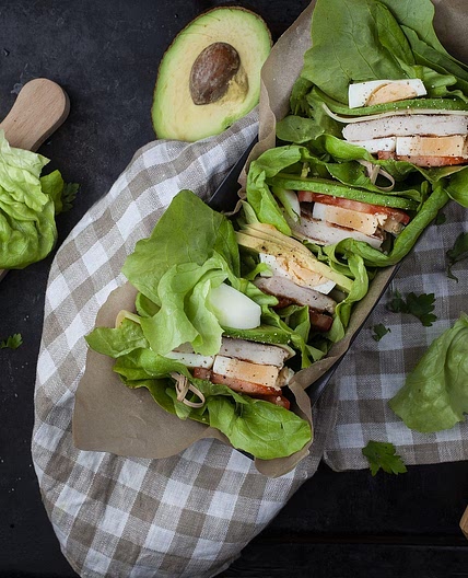 Keto club sandwich med kylling