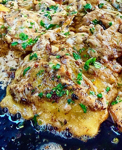 Blackstone Goat Cheese Mushroom Ravioli