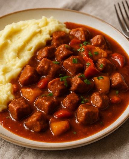 Veganes Gulasch
