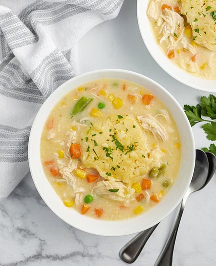 Crockpot Chicken & Dumplings
