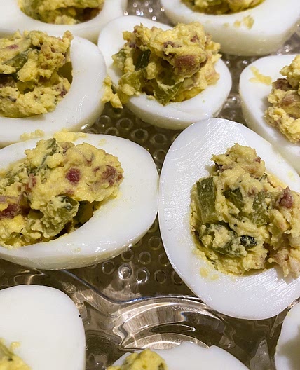 Deviled Eggs with Bacon