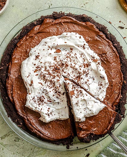 Easy Avocado Chocolate Mousse Pie