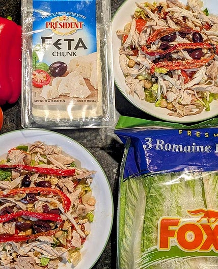 Greek Salad with Chicken