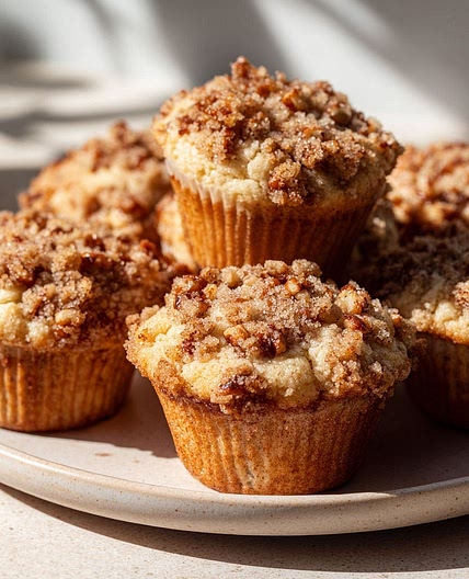 D'licious Maple Pecan Crumb Muffins