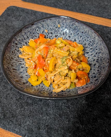 Peanut-Thai-Curry Auflauf