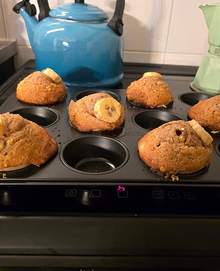 Banaan kaneel muffins