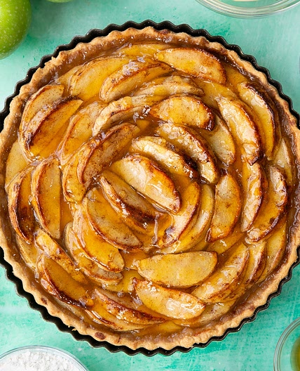 Apple Custard Tart Recipe