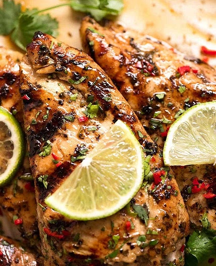 Lime Marinated Grilled Chicken