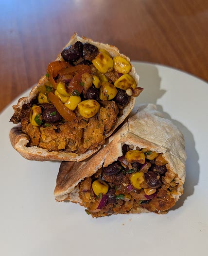 Mexican Falafel Pitas