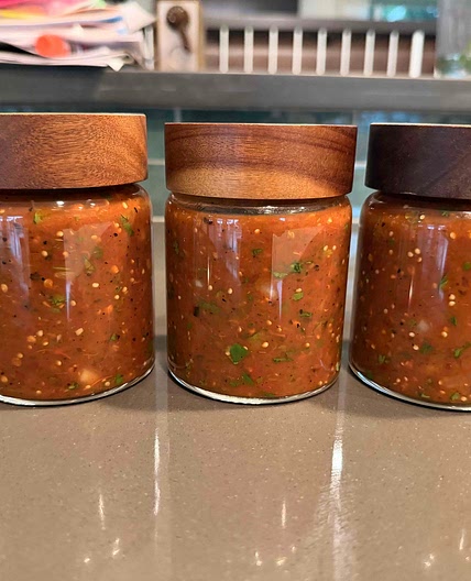 Spicy Salsa Roja - Guajillo, Morita, Arbol