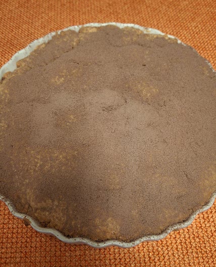 CROSTATA CON AMARETTI E MARMELLATA DI PESCHE
