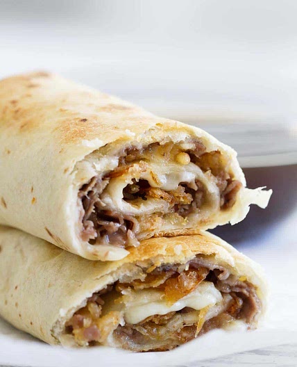 French Dip Tortilla Roll Ups