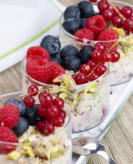 Overnight Oats with Berries