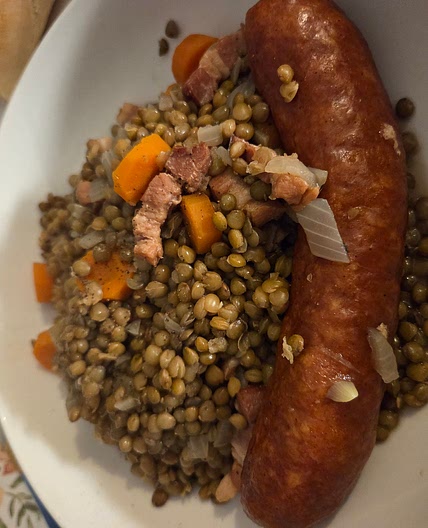 Lentille saucisses