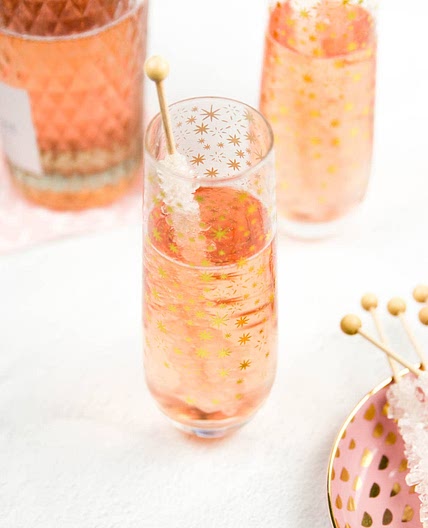 Pink Champagne Cocktail