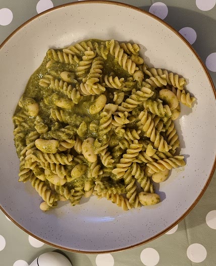 Green pasta