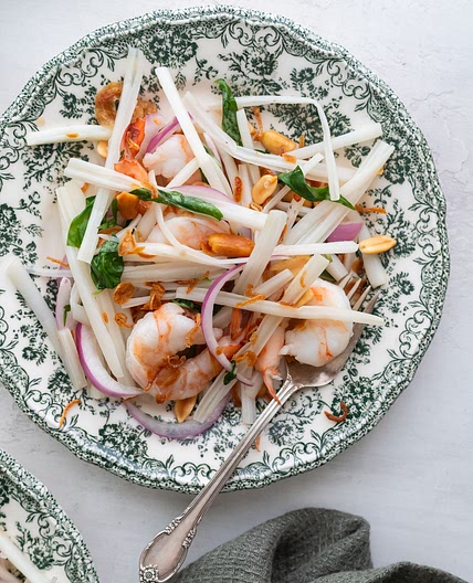 Vietnamese Shrimp and Lotus Stem Salad (Gỏi Ngó Sen Tôm)