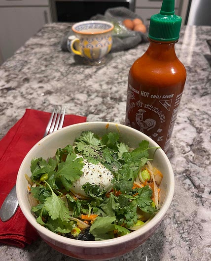 Way Easy Edamame Noodle Bowl
