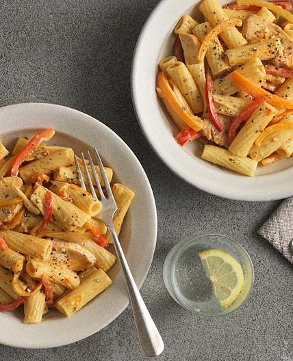 5-ingredient Piri-Piri pasta