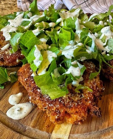 Chicken Caesar Cutlets