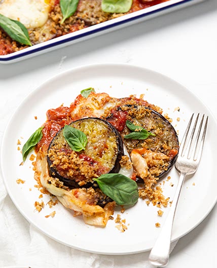 Quick eggplant parmigiana