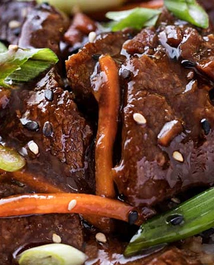 Easy Slow Cooker Mongolian Beef Recipe