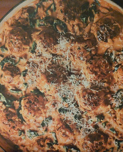 'Marry me' chicken meatball orzo