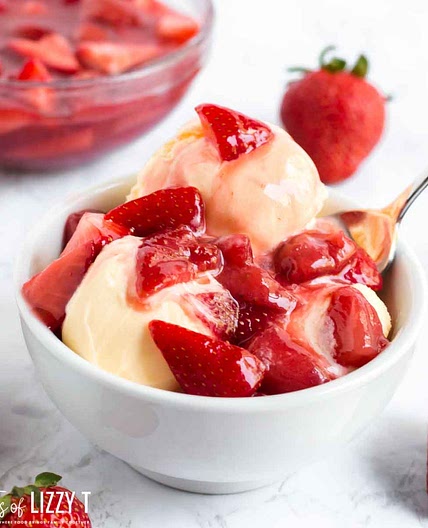 Homemade Strawberry Topping with Secret Ingredient