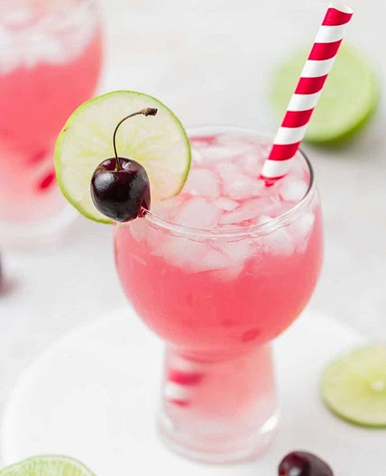 Boozy Cherry Limeade