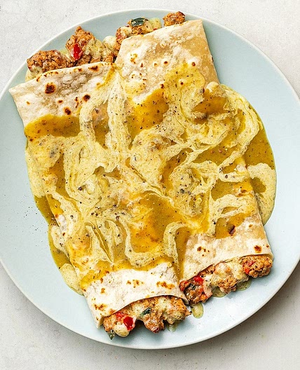 Creamy Chicken Enchiladas