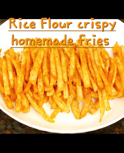 Homemade crispy baked fries