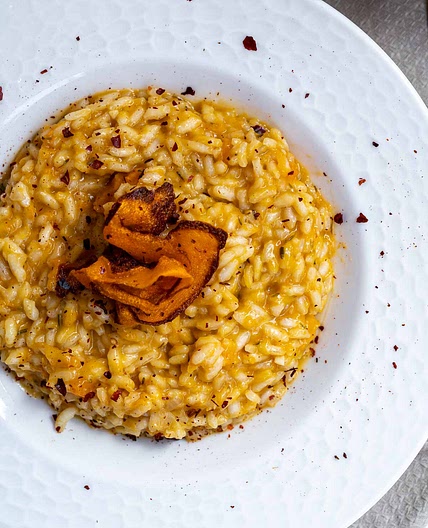 Roasted Butternut Squash and Thyme Risotto