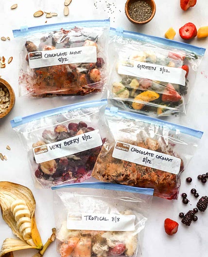 30 Smoothie Freezer Packs (Budget-Friendly)