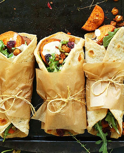 Vegan Thanksgiving Wraps