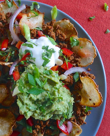 Nachos With Rutabaga Chips