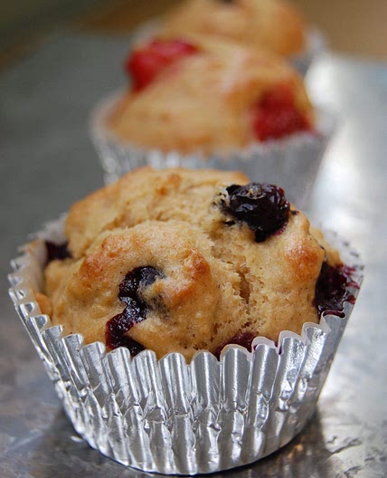 Fruit, Nut, or Berry Whole-Wheat Muffins