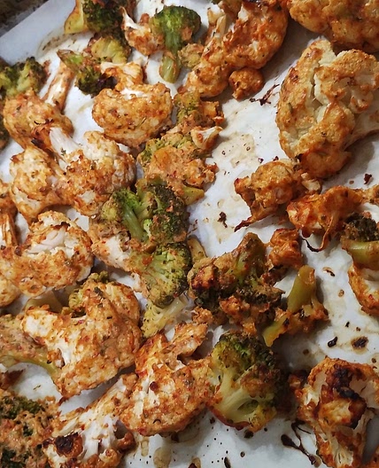 Roasted Greek Yogurt Cauliflower