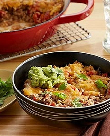 Turkey Taco Skillet Bake