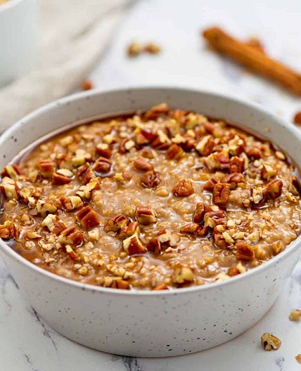 Slow Cooker Maple Brown Sugar Oatmeal