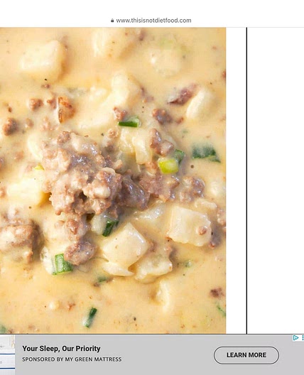 Bacon Cheeseburger Soup