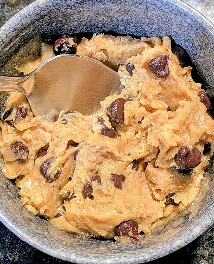 Edible Cookie Dough with Protein