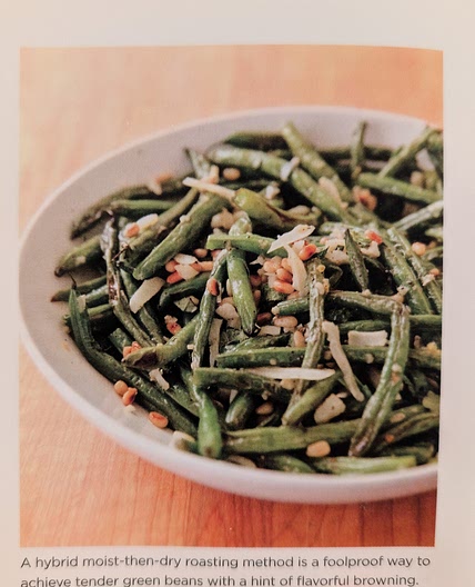 Roasted Green Beans with Pecorino and Pine Nuts